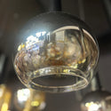 Industriële Hanglamp voor Eettafel – Smoke Glas – 5-Lichts – Dimbaar