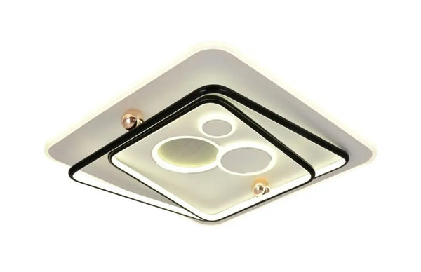 Zwarte dimbare plafondlamp LED afstandsbediening