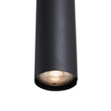 Industriële Hanglamp Eettafel – Langwerpig – Smoke Glas – 5-Lichts Geïntegreerde LED