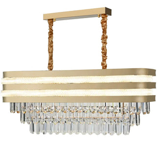 eettafel hanglamp goud led