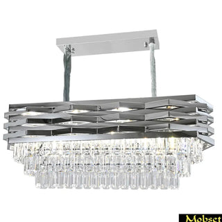 Eettafel hanglamp Lucia grijs