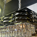Eettafel hanglamp Lucia smoke