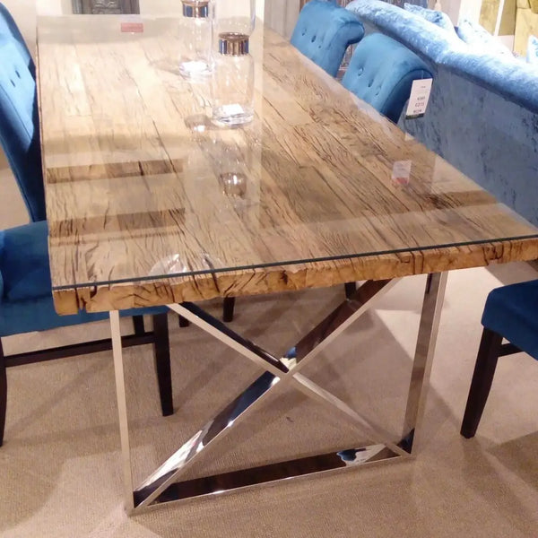 Eettafel 180x90 cm wood