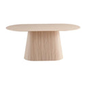 Japandi eettafel ovaal