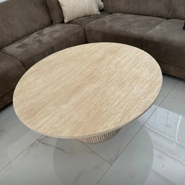 Japandi salontafel rond
