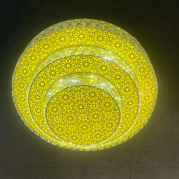 Luxe plafondlamp LED Rond Goud met Muziek