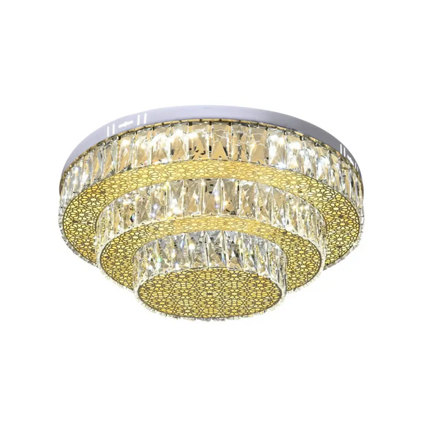 Luxe plafondlamp LED Rond Goud met Muziek - 60 cm