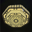 Oosterse plafondlamp led 45cm