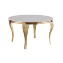 Marmer eettafel goud