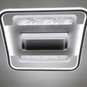 Plafondlamp ventilator bladlood rechthoekig