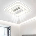 Plafondlamp ventilator bladlood rechthoekig