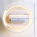 Plafondlamp ventilator bladloos rond