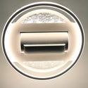 Plafondlamp ventilator bladloos rond