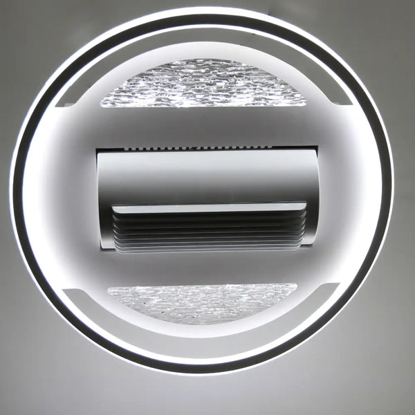 Plafondlamp ventilator bladloos rond