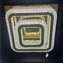 Plafondlamp led goud 45x45cm