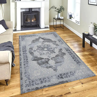 Vloerkleed laagpolig grijs Loft