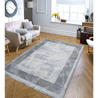 Vloerkleed laagpolig grijs Scandi