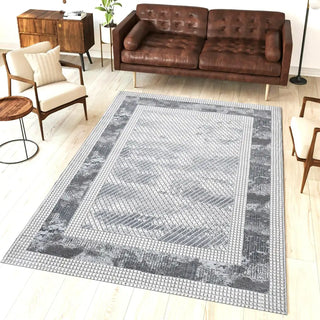 Vloerkleed laagpolig grijs Tessa