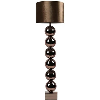 Vloerlamp brons 6 bollen