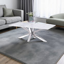 Salontafel Langwerpig Travertin Zilver