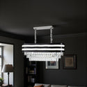 Hanglamp eettafel smoke met Dubbele LED-strips 80 Ø