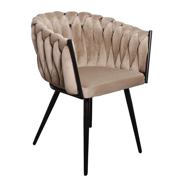 Eetkamer stoel taupe Dina