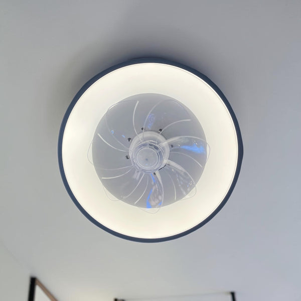 Ventilator Plafondlamp Led 3 Kleuren RGB Zwart