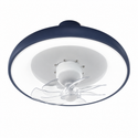 Ventilator Plafondlamp Led 3 Kleuren RGB Zwart