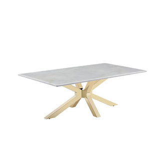 Salontafel marmerlook Marble goud