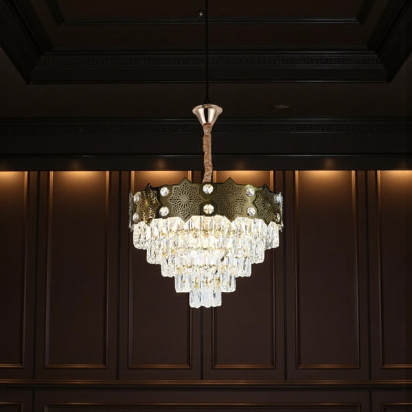 Kroonluchter Hanglamp Goud Design 45 Ø