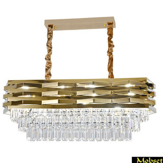 Eettafel hanglamp goud Lucia