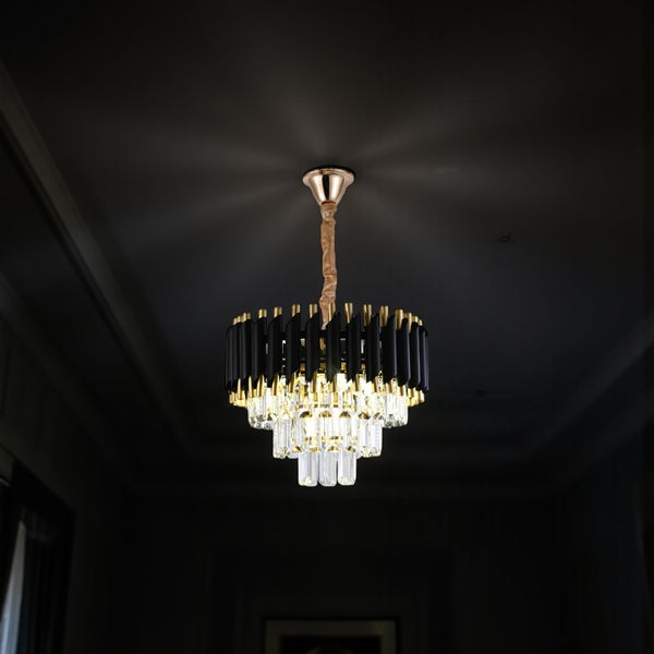 Hanglamp Kroonluchter Goud-Smoke Mella 30 Ø