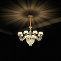 Kroonluchter Hanglamp Goud LED 8 Lichtpunten