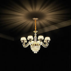 Kroonluchter Hanglamp Goud LED 8 Lichtpunten