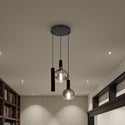 Industriële Hanglamp – Smoke Glas – 3-Lichts – Dimbaar