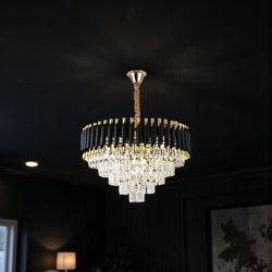 Hanglamp Kroonluchter Goud-Smoke Mella 45 Ø
