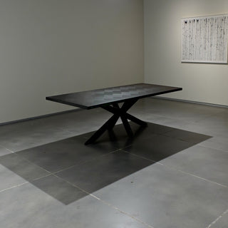 Langwerpige Visgraat Eettafel – Tijdloos en Handgemaakt Eikenhout