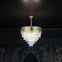 Luxueuze Kroonluchter Hanglamp Glas Goud 60 Ø