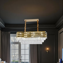 Moderne Eettafel Hanglamp Kroonluchter Goud