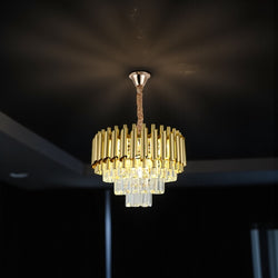 Kroonluchter Hanglamp Goud Floris 30 Ø