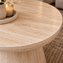 Salontafels 3 Stuks Beige Keramiek Blad - Floor
