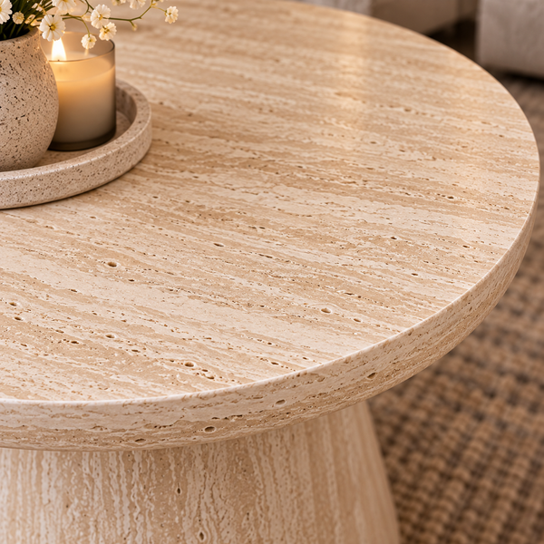 Salontafels 3 Stuks Beige Keramiek Blad - Floor