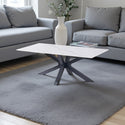 Salontafel Langwerpig Travertin Zwart