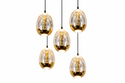 Hanglamp Goud Led 5 Dimbaar 5 - Lichtpunten Dimbaar