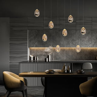 Eettafel Hanglamp 8 Bollen Hard Glas – Luxe LED Design