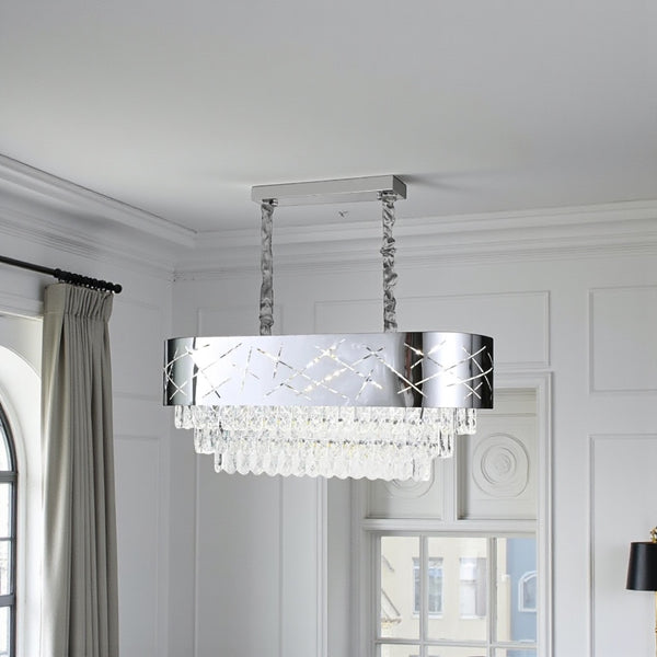 Hanglamp Eettafel Zilver Tessa 60 Ø
