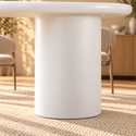 Eettafel Ovaal Witte MDF 180 x 90 cm - Lila