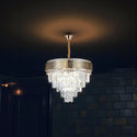 Luxueuze Kroonluchter Hanglamp Glas Goud 45 Ø