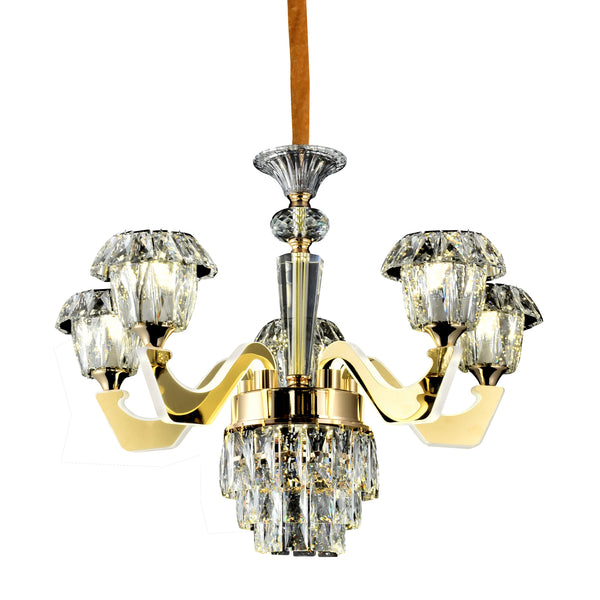 kroonluchter led goud