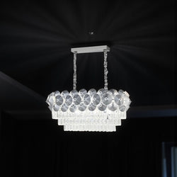 Eettafel Hanglamp Zilver Rona